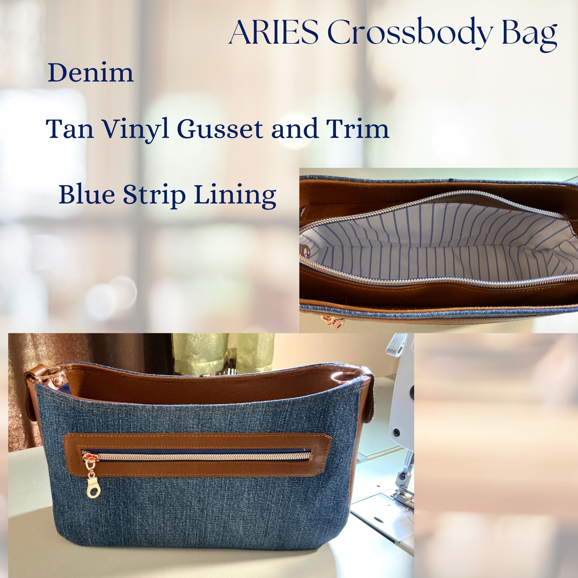 Handmade Aries Modified Crossbody Purse